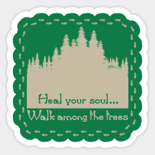 Heal your soul_tan Sticker